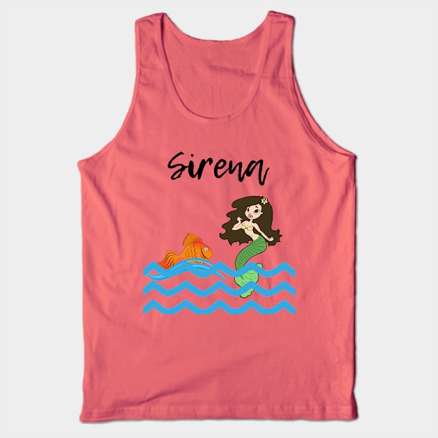 Tagalog sirena Tank Top by CatheBelan